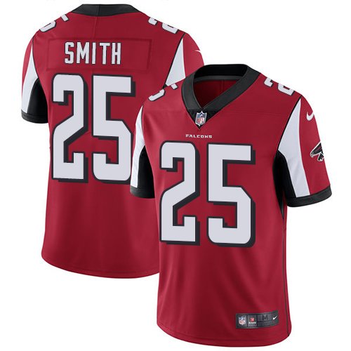 Nike Falcons #25 Ito Smith Red Team Color Stitched NFL Vapor Untouchable Limited Jersey - AFJ131