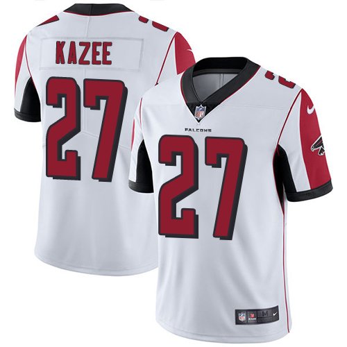 Nike Falcons #27 Damontae Kazee White Stitched NFL Vapor Untouchable Limited Jersey - AFJ108