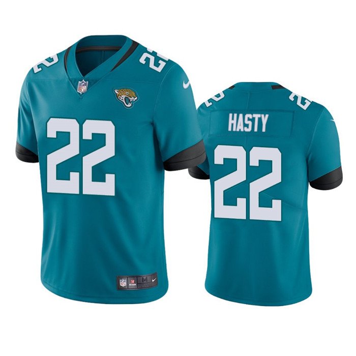 Teal Jacksonville Jaguars #22 JaMycal Hasty Vapor Untouchable Limited Stitched Jersey - JVG189