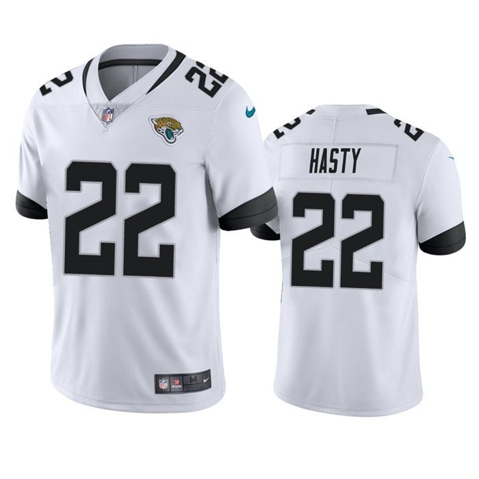 White Jacksonville Jaguars #22 JaMycal Hasty Vapor Untouchable Limited Stitched Jersey - JVG109