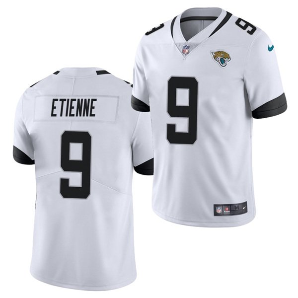 White Jacksonville Jaguars #9 Travis Etienne 2021 NFL Draft Vapor Untouchable Limited Stitched Jersey - JVG120