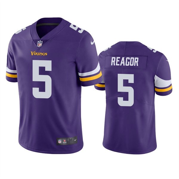 Purple Minnesota Vikings #5 Jalen Reagor Vapor Untouchable Stitched Jersey - MVJ52