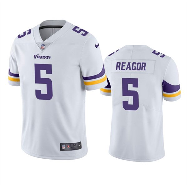 White Minnesota Vikings #5 Jalen Reagor Vapor Untouchable Stitched Jersey - MVJ06