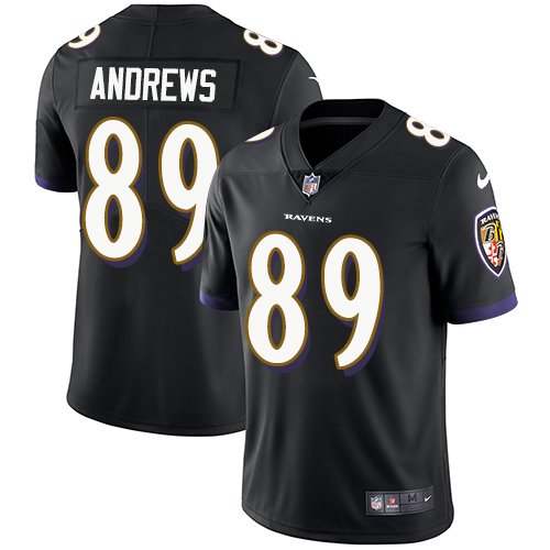 Nike Ravens #89 Mark Andrews Black Alternate Stitched NFL Vapor Untouchable Limited Jersey - BRJ153