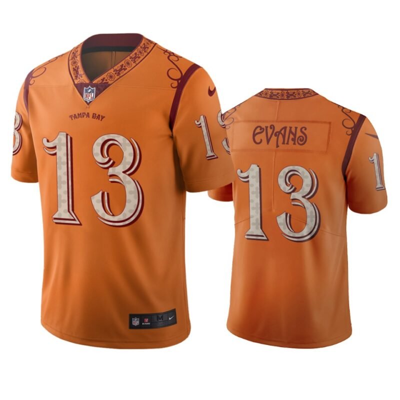 Tampa Bay Buccaneers #13 Mike Evans Orange Vapor Limited City Edition Jersey - TBB178