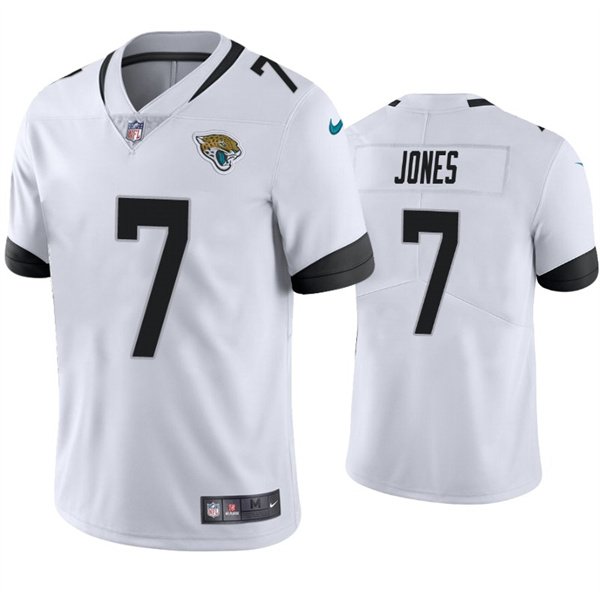 White Jacksonville Jaguars #7 Zay Jones Vapor Untouchable Limited Stitched  Jersey - JVG177