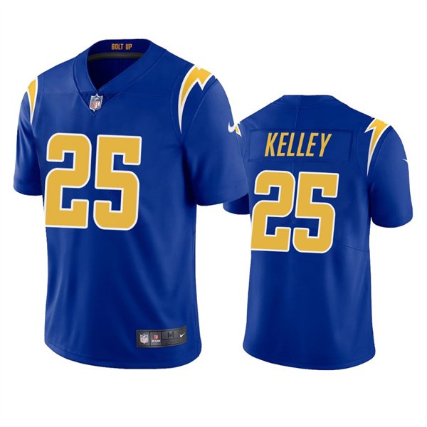 Royal Los Angeles Chargers #25 Joshua Kelley Vapor Untouchable Limited Stitched Jersey - LCJ103