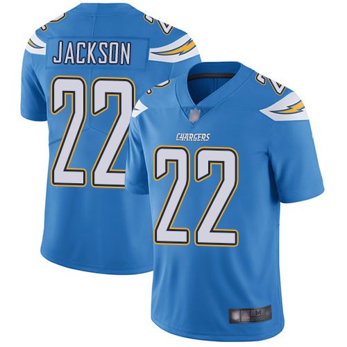 Nike Chargers #22 Justin Jackson Electric Blue Alternate Stitched NFL Vapor Untouchable Limited Jersey - LCJ216