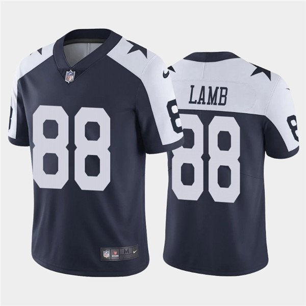 Dallas Cowboys #88 CeeDee Lamb 2020 Navy Thanksgiving Vapor Untouchable Limited Stitched NFL Jersey - DLC123