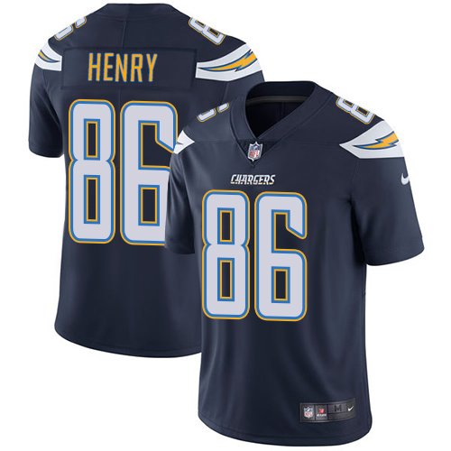 Nike Chargers #86 Hunter Henry Navy Blue Team Color Stitched NFL Vapor Untouchable Limited Jersey - LCJ19
