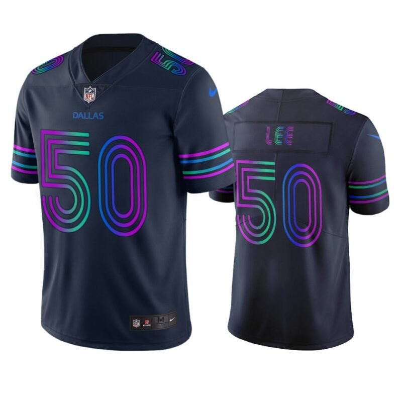 Dallas Cowboys #50 Sean Lee Navy Vapor Limited City Edition NFL Jersey - DLC399