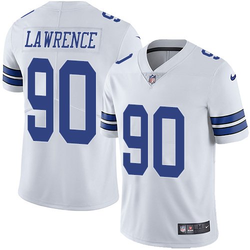 Nike Cowboys #90 Demarcus Lawrence White Stitched NFL Vapor Untouchable Limited Jersey - DLC453
