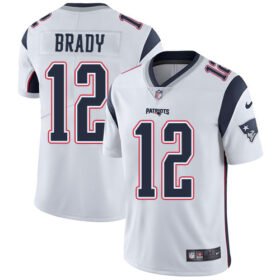 Nike Patriots White Stitched NFL Vapor Untouchable Limited Jersey - NEP94