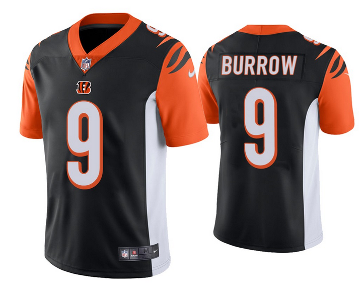 Cincinnati Bengals #9 Joe Burrow 2020 Black Vapor Untouchable Limited Stitched NFL Jersey - CCB219