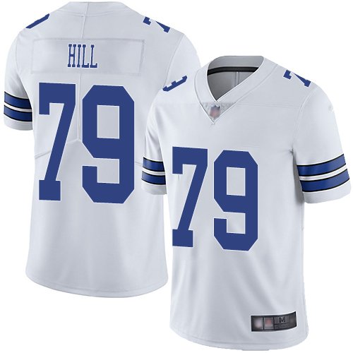 Nike Cowboys #79 Trysten Hill White Stitched NFL Vapor Untouchable Limited Jersey - DLC07