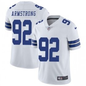 Nike Cowboys #92 Dorance Armstrong White Stitched NFL Vapor Untouchable Limited Jersey - DLC339