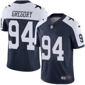 Nike Cowboys #94 Randy Gregory Navy Blue Thanksgiving Stitched NFL Vapor Untouchable Limited Throwback Jersey - DLC23