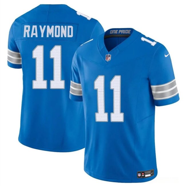 Blue Detroit Lions #11 Kalif Raymond 2024 F.U.S.E. Vapor Limited Stitched Jersey - DTL194