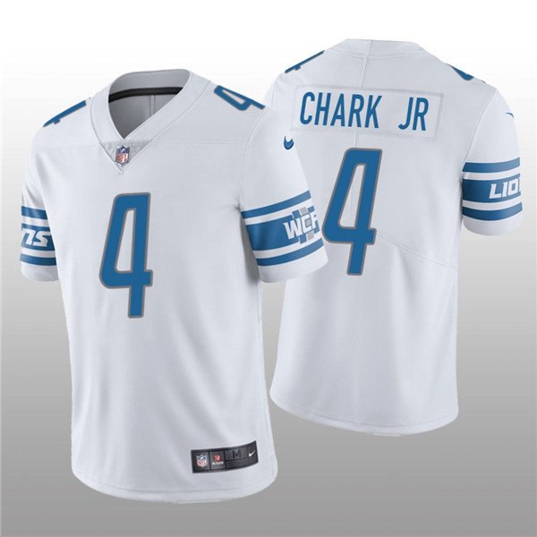 White Detroit Lions #4 DJ Chark Jr. Vapor Untouchable Limited Stitched Jersey - DTL63