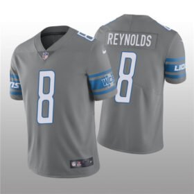 Grey Detroit Lions #8 Josh Reynolds Vapor Untouchable Limited Stitched Jersey - DTL40