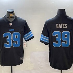 Black Detroit Lions #39 Jake Bates 2024 F.U.S.E. 2nd Alternate Vapor Limited Stitched Jersey - DTL230