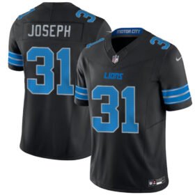 Black Detroit Lions #31 Kerby Joseph 2024 F.U.S.E. 2nd Alternate Vapor Limited Stitched Jersey - DTL08
