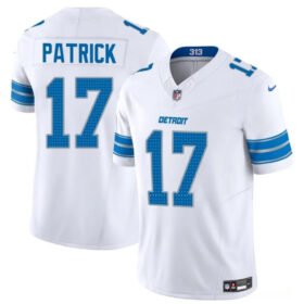 White Detroit Lions #17 Tim Patrickn 2024 F.U.S.E. Vapor Limited Stitched Jersey - DTL89