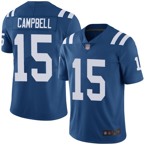 Nike Colts #15 Parris Campbell Royal Blue Team Color Stitched NFL Vapor Untouchable Limited Jersey - IDC270