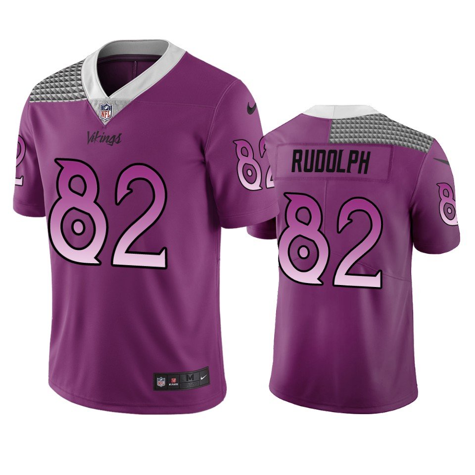 Minnesota Vikings #82 Kyle Rudolph Purple Vapor Limited City Edition NFL Jersey - MVJ27