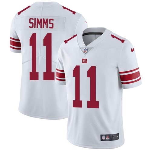 Nike Giants #11 Phil Simms White Stitched NFL Vapor Untouchable Limited Jersey - NYG225