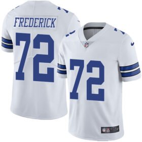 Nike Cowboys #72 Travis Frederick White Stitched NFL Vapor Untouchable Limited Jersey - DLC318