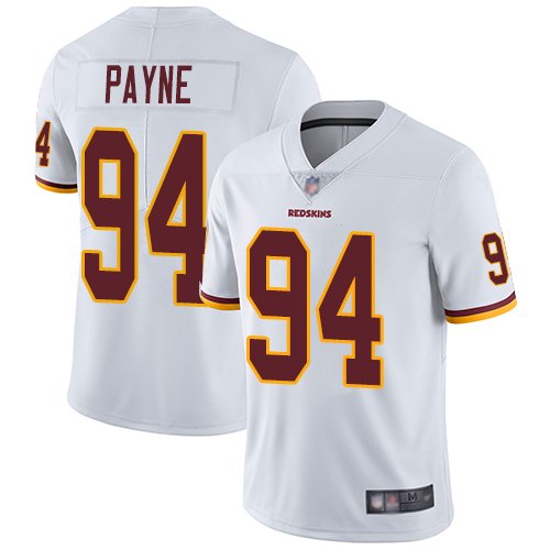 Nike Redskins #94 Da'Ron Payne White Stitched NFL Vapor Untouchable Limited Jersey - WAC130