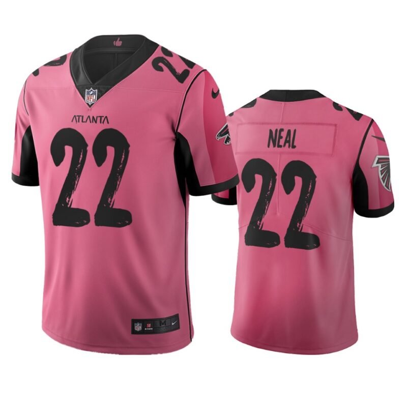 Atlanta Falcons #22 Keanu Neal Pink Vapor Limited City Edition NFL Jersey - AFJ149