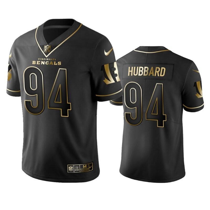 Bengals #94 Sam Hubbard Stitched NFL Vapor Untouchable Limited Black Golden Jersey - CCB108