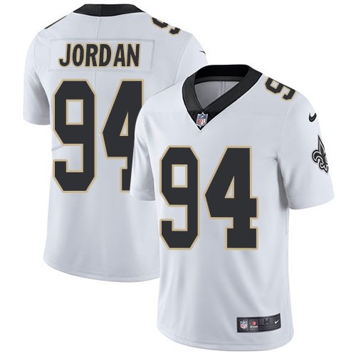 Nike Saints #94 Cameron Jordan White Stitched NFL Vapor Untouchable Limited Jersey - NOS44