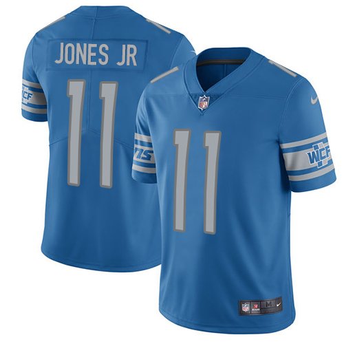 Nike Lions #11 Marvin Jones Jr Blue Team Color Stitched NFL Vapor Untouchable Limited Jersey - DTL263