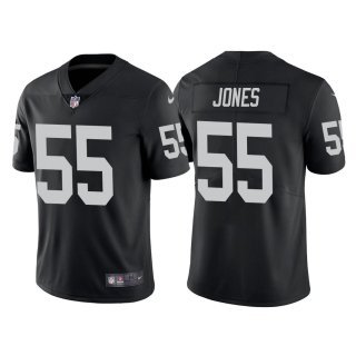 Black Las Vegas Raiders #55 Chandler Jones Vapor Limited Stitched Jersey - LVR177