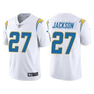 White Los Angeles Chargers #27 J.C. Jackson Vapor Untouchable Limited Stitched Jersey - LCJ142