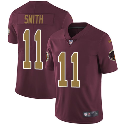 Nike Redskins #11 Alex Smith Burgundy Red Alternate Stitched NFL Vapor Untouchable Limited Jersey - WAC05