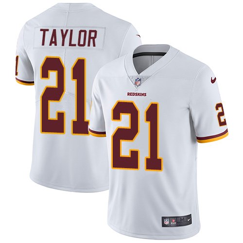 Nike Redskins #21 Sean Taylor White Stitched NFL Vapor Untouchable Limited Jersey - WAC57