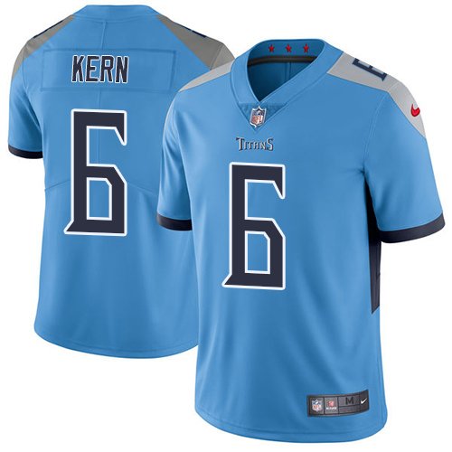 Nike Titans #6 Brett Kern Light Blue Alternate Stitched NFL Vapor Untouchable Limited Jersey - TNT242
