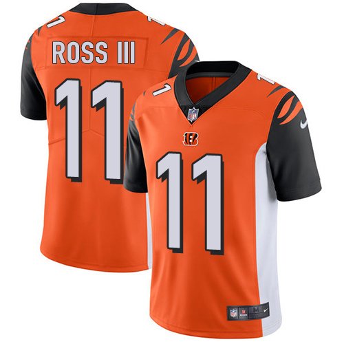 Nike Bengals #11 John Ross III Orange Alternate Stitched NFL Vapor Untouchable Limited Jersey - CCB119
