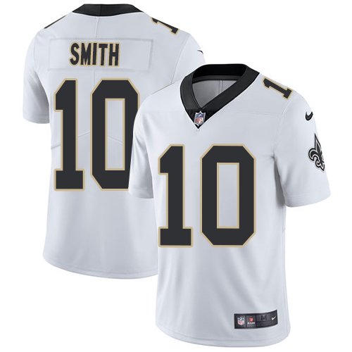Nike Saints #10 Tre'Quan Smith White Stitched NFL Vapor Untouchable Limited Jersey - NOS146