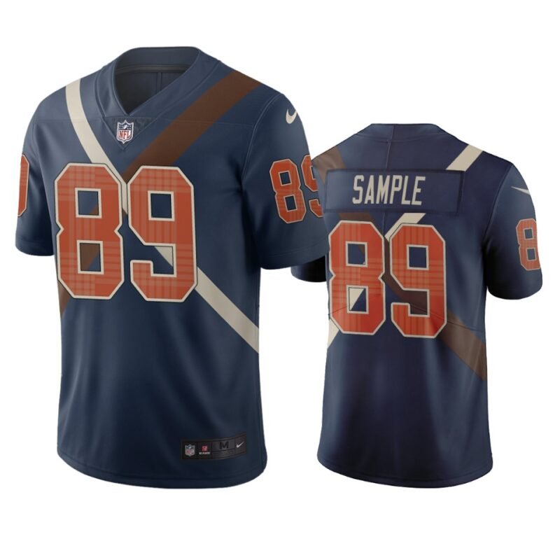 Cincinnati Bengals #89 Drew Sample Navy Vapor Limited City Edition NFL Jersey - CCB18