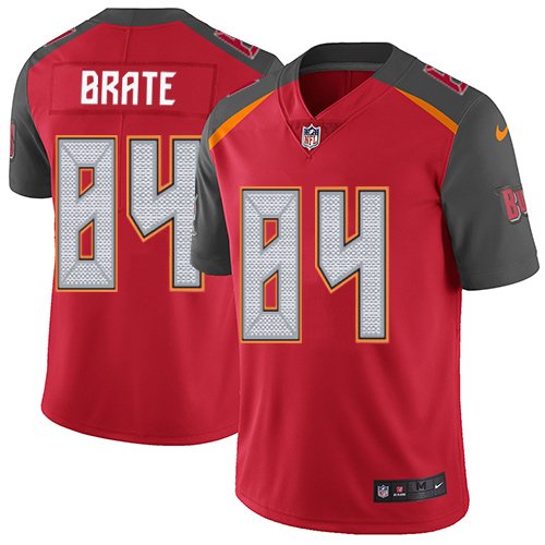 Nike Buccaneers #84 Cameron Brate Red Team Color Stitched NFL Vapor Untouchable Limited Jersey - TBB70