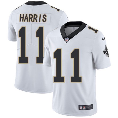 Nike Saints #11 Deonte Harris White Stitched NFL Vapor Untouchable Limited Jersey - NOS205