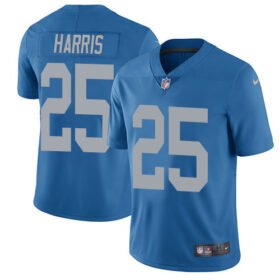 Nike Lions #25 Will Harris Blue Throwback Stitched NFL Vapor Untouchable Limited Jersey - DTL285