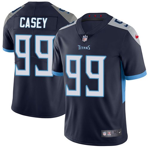 Nike Titans #99 Jurrell Casey Navy Blue Team Color Stitched NFL Vapor Untouchable Limited Jersey - TNT257