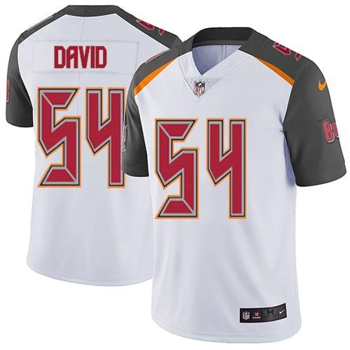 Nike Buccaneers #54 Lavonte David White Stitched NFL Vapor Untouchable Limited Jersey - TBB194