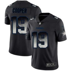 Nike Cowboys #19 Amari Cooper Black Stitched NFL Vapor Untouchable Limited Smoke Fashion Jersey - DLC203